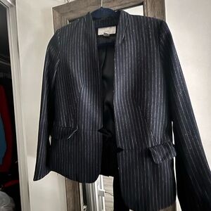 Navy blue Pinstripe Blazer